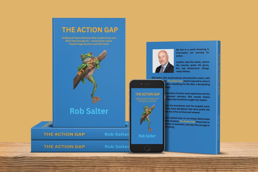 The Action Gap by Rob Salter, book cover
